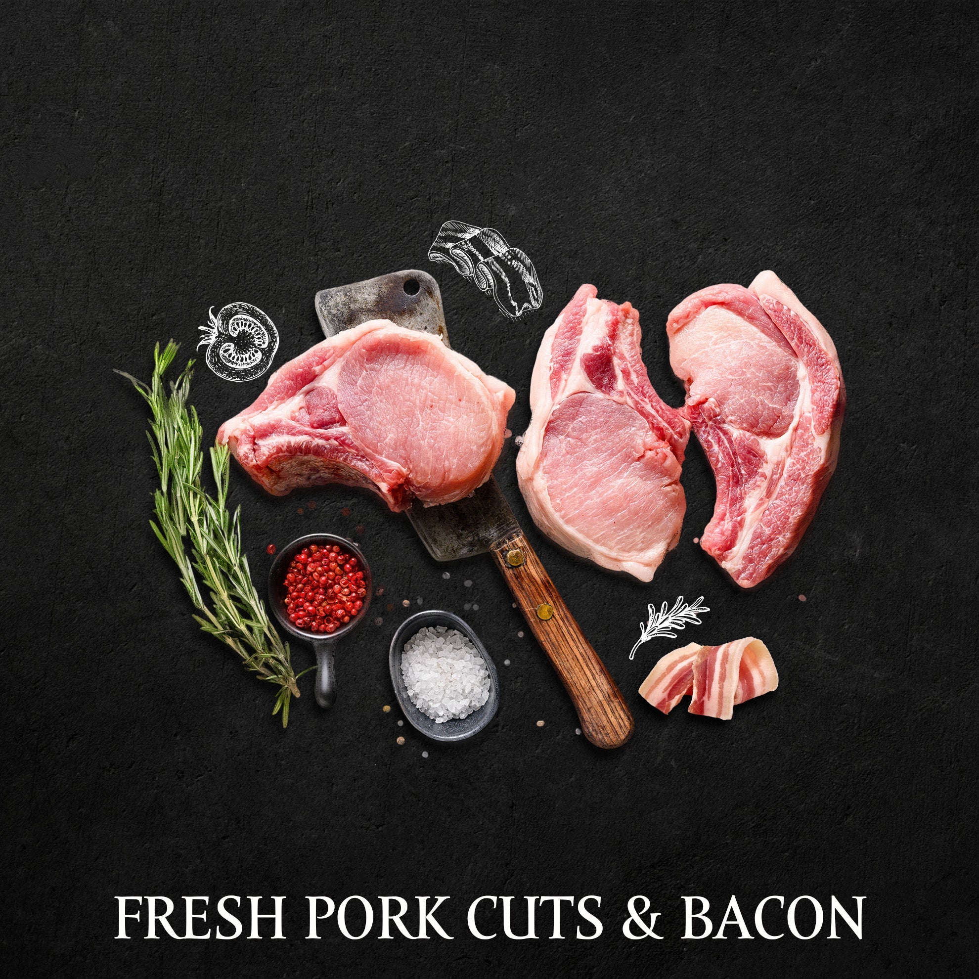 Fresh Pork Cuts & Bacon Meats And Eats