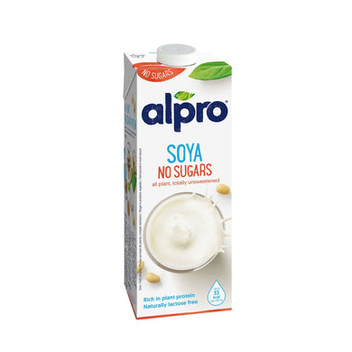 Alpro Soya Drink No Sugars All Plant Totally Unsweetened 1L Meats & Eats