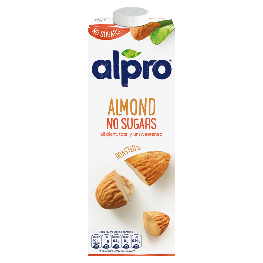 Alpro Almond No Sugar Drink 1L Meats & Eats