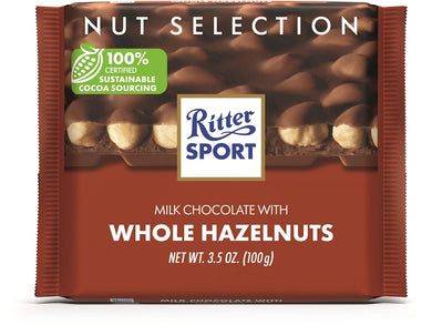 Ritter Sport Whole Hazelnuts Chocolate Bar 100g Meats & Eats