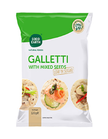 Good Earth Galletti with Mixed Seeds 120g