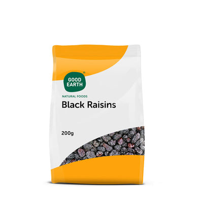 Good Earth Black Raisins 200g Meats & Eats