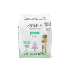 Load image into Gallery viewer, Kit & Kin Eco Nappy Pants Giraffe & Sloth, Size 7 (17kg+) 16-pack