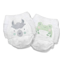 Load image into Gallery viewer, Kit & Kin Eco Nappy Pants Llama & Frog, Size 8 (19kg+) 14-pack