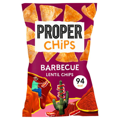 Proper Lentil Barbecue Chips 20g Meats & Eats