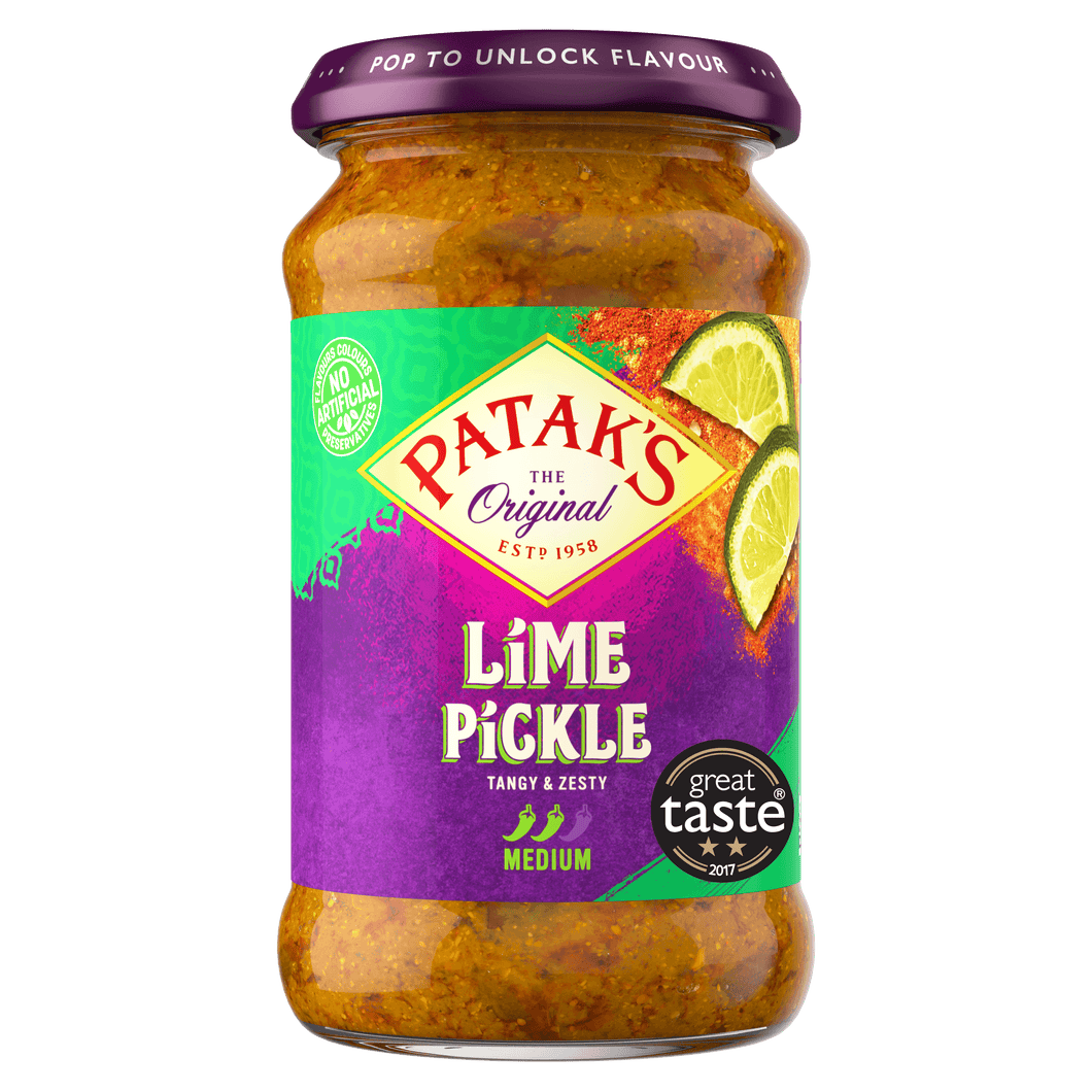Patak's Lime Pickle 238g Meats & Eats