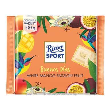 Ritter Sport White Mango Passion Fruit Chocolate Bar 100g Meats & Eats