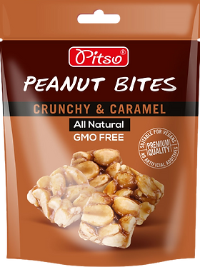 Pitso Peanut Bites Crunchy & Caramel 100g Meats & Eats