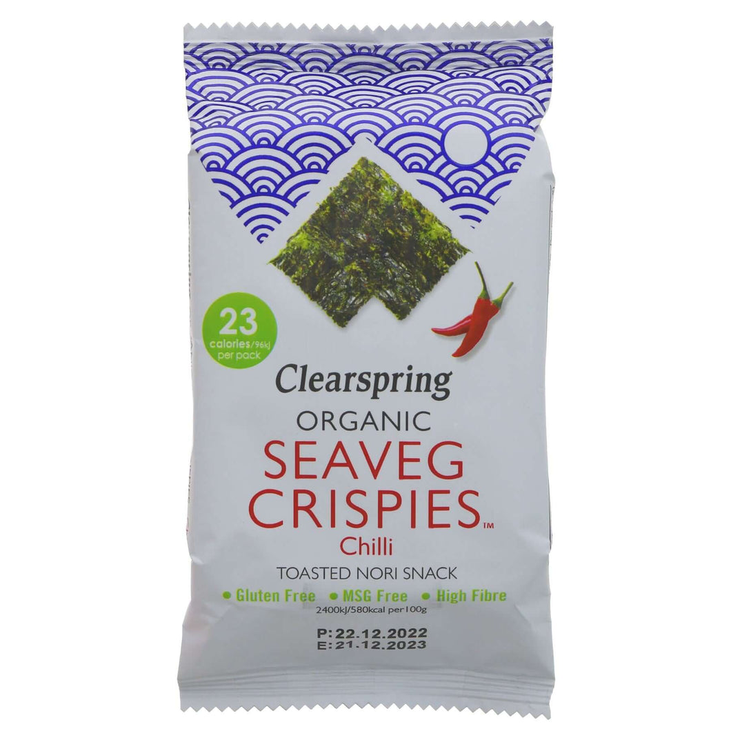 Clearspring Organic Chilli Seaveg Crispies 4g