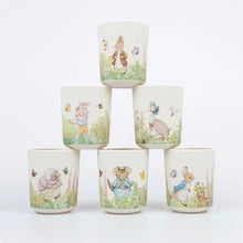 Load image into Gallery viewer, Peter Rabbit Reusable Cups, X 6