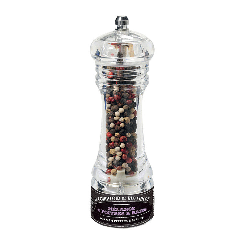 Le Comptoir de Mathilde 4 Peppers & Berries Blend - Mini grinder 20g