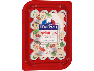Ile de France Aperifrais Tastes of the Cote d'Azur Cheese 100g Meats & Eats