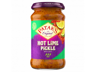 Patak's Hot Lime Pickle 238g Meats & Eats