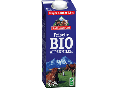 Organic Fresh milk, 3.5%fat 1L Meats & Eats