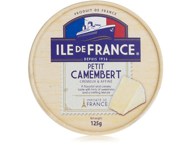 Ile de France Petit Camembert Cheese 125g Meats & Eats