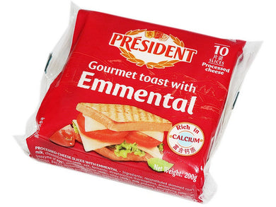 President Sliced Emmental Cheese 200g Meats & Eats