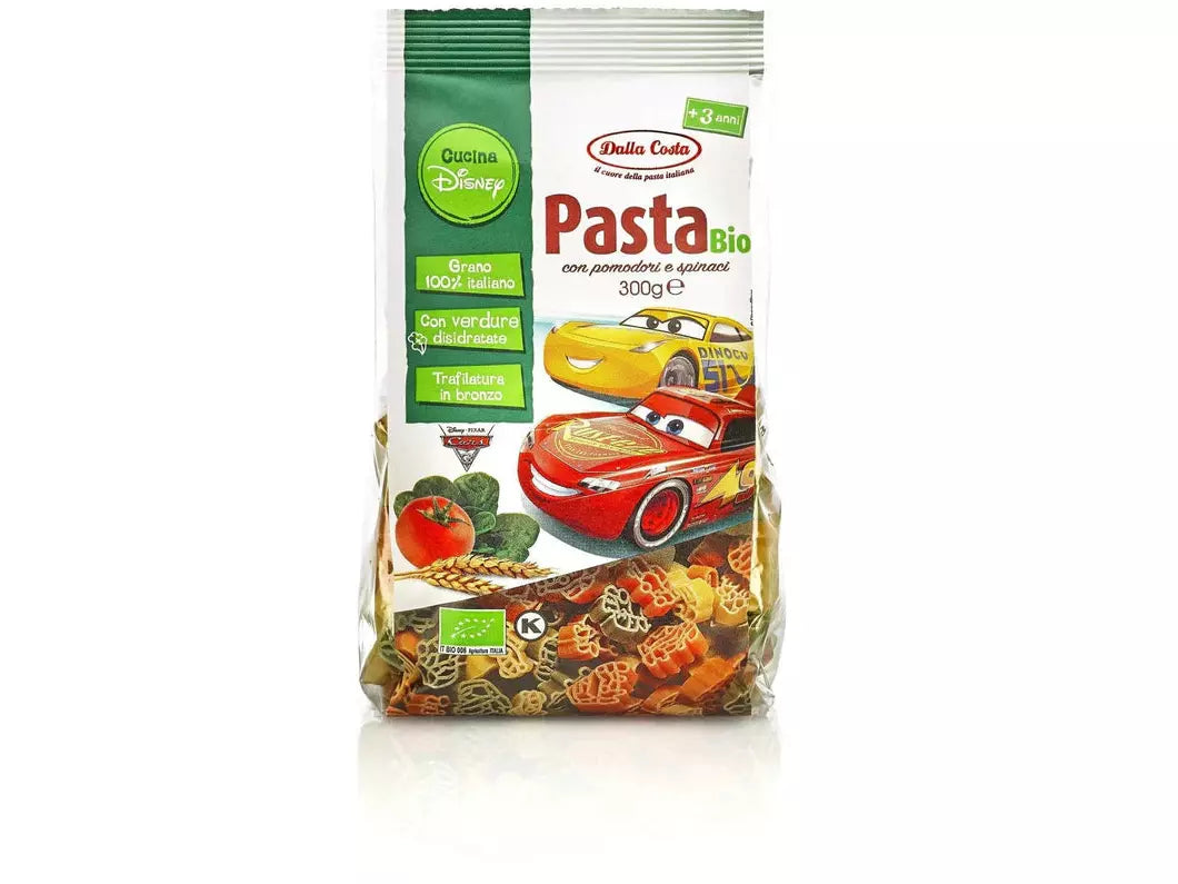 Dalla Costa Cars Organic Pasta With Spinach & Tomatoes 300g Meats & Eats
