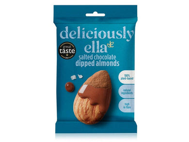 Deliciously Ella Salted Chocolate Dipped Almonds 27g Meats & Eats
