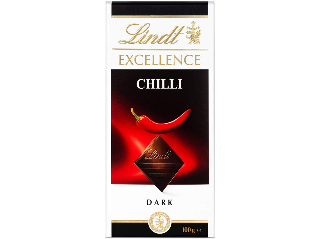Lindt Excellence Dark Chilli Bar 100g Meats & Eats