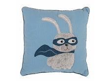 Load image into Gallery viewer, Peta Cushion, Blue, Cotton Meats & Eats