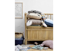 Load image into Gallery viewer, Peta Cushion, Blue, Cotton Meats & Eats