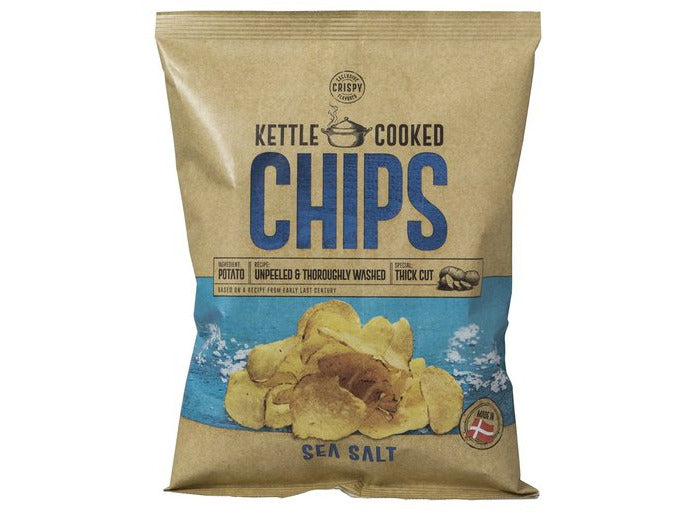Kettle Cooked Chips Sea Salt 150g Meats & Eats