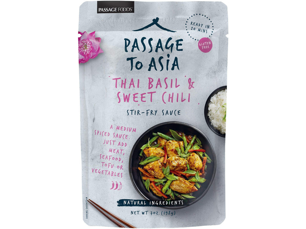Passage to Asia Thai Basil & Sweet Chili Stir-Fry Sauce 200g Meats & Eats