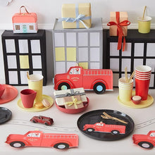 Load image into Gallery viewer, Meri Meri Fire Truck Plates, x8