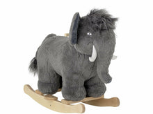Load image into Gallery viewer, Rocking Toy, Mammoth, Grey, Polyester Meats & Eats