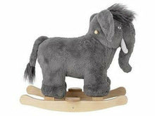 Load image into Gallery viewer, Rocking Toy, Mammoth, Grey, Polyester Meats & Eats