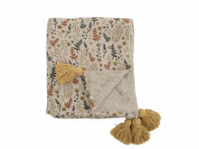 Load image into Gallery viewer, Filipa Throw, Yellow, Recycled Cotton Meats & Eats