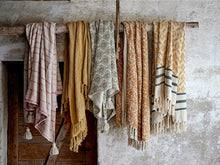 Load image into Gallery viewer, Cianna Throw, Brown, Recycled Cotton Meats & Eats