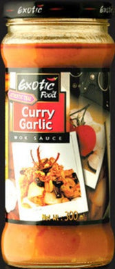 Exotic Food Curry Garlic Wok Sauce 300ml Meats & Eats