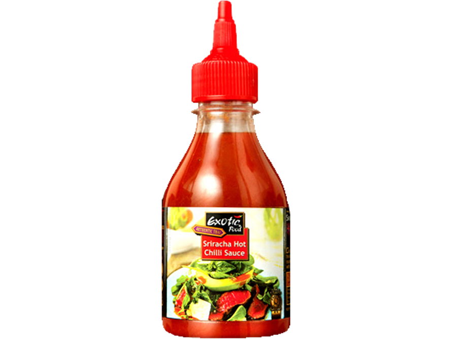 Lot 3x Sauce pimentée Sriracha - Exotic Food - bouteille 225g