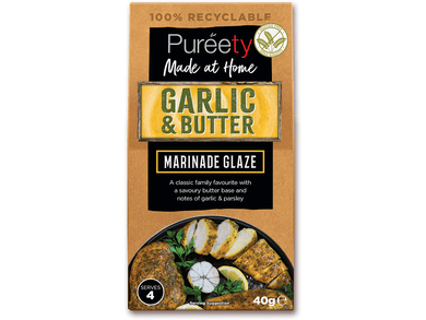Pureety Marinade Glaze Garlic & Butter 40g Meats & Eats