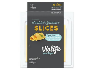 Violife 100% Vegan Cheddar Slices 200g Meats & Eats