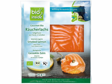 bio Inside Organic Smoked Salmon 70g Meats & Eats