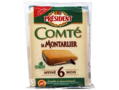 President Comte le Montarlier Cheese 220g Meats & Eats