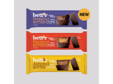 Load image into Gallery viewer, Bett&#39;r Organic Butter Cups 3x13g Meats &amp; Eats

