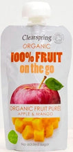 Load image into Gallery viewer, Clearspring Organic 100% Fruit Purée Pouch 120g Meats &amp; Eats
