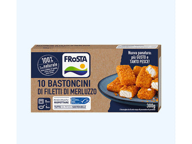 Frosta 10 Cod Fillet Sticks 300g Meats & Eats