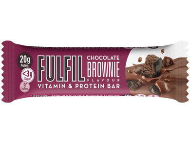 Fulfil Nutrition Vitamin & Protein Bar Chocolate Brownie 55g Meats & Eats