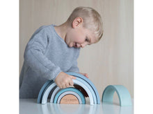Load image into Gallery viewer, Rainbow stacker Blue - Little Dutch Meats & Eats