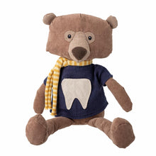 Load image into Gallery viewer, Harry the tooth fairy Soft Toy, Brown, Polyester Meats & Eats