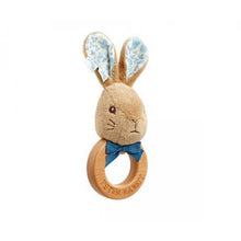 Load image into Gallery viewer, Peter Wooden Ring Rattle