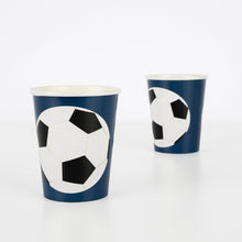 Load image into Gallery viewer, Meri Meri Soccer Cups, x8