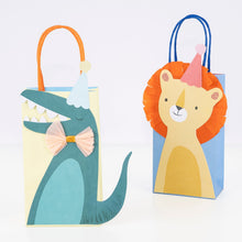 Load image into Gallery viewer, Meri Meri Animal Parade Party Bags, x8