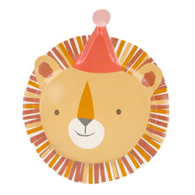 Load image into Gallery viewer, Meri Meri Animal Parade Die Cut Plates, x8