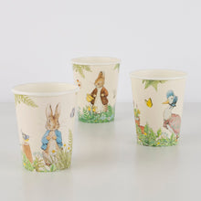 Load image into Gallery viewer, Meri Meri Peter Rabbit In The Garden Cups, x8