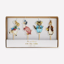 Load image into Gallery viewer, Meri Meri Peter Rabbit In The Garden Candles, x4